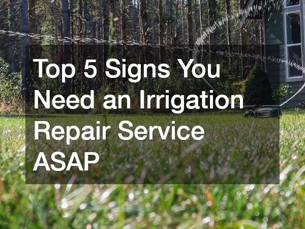 Top 5 Signs You Need an Irrigation Repair Service ASAP
